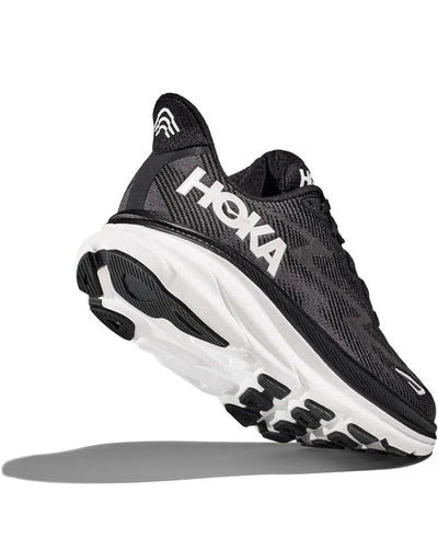 Hoka One One Clifton 9 Black White ，