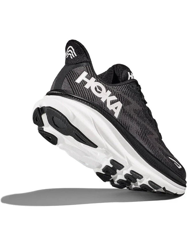 Hoka One One Clifton 9 Black White ，